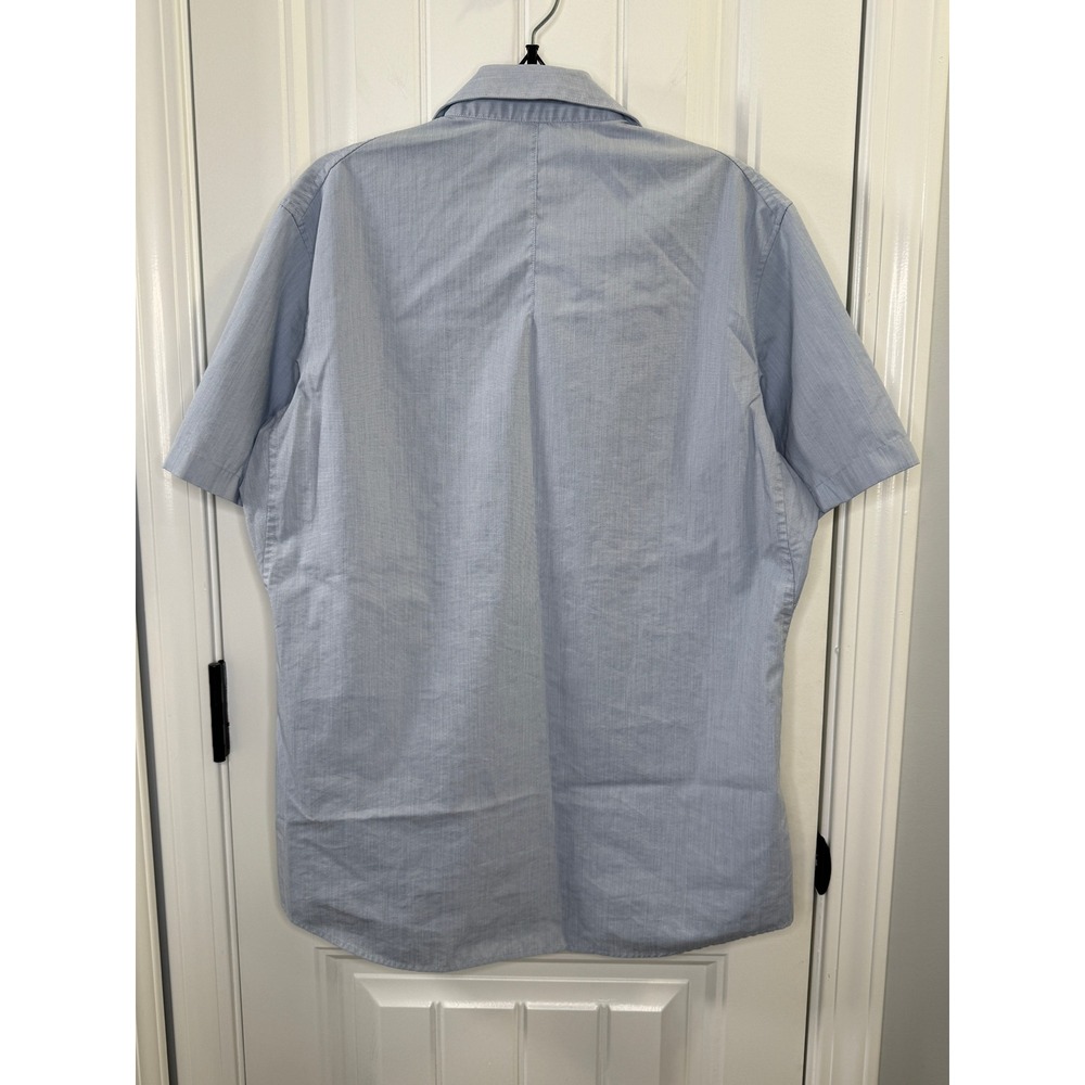 Lululemon‎ Mens Button Down Shirt Blue Minimalist Performance Golf Polo Large - Picture 2 of 7